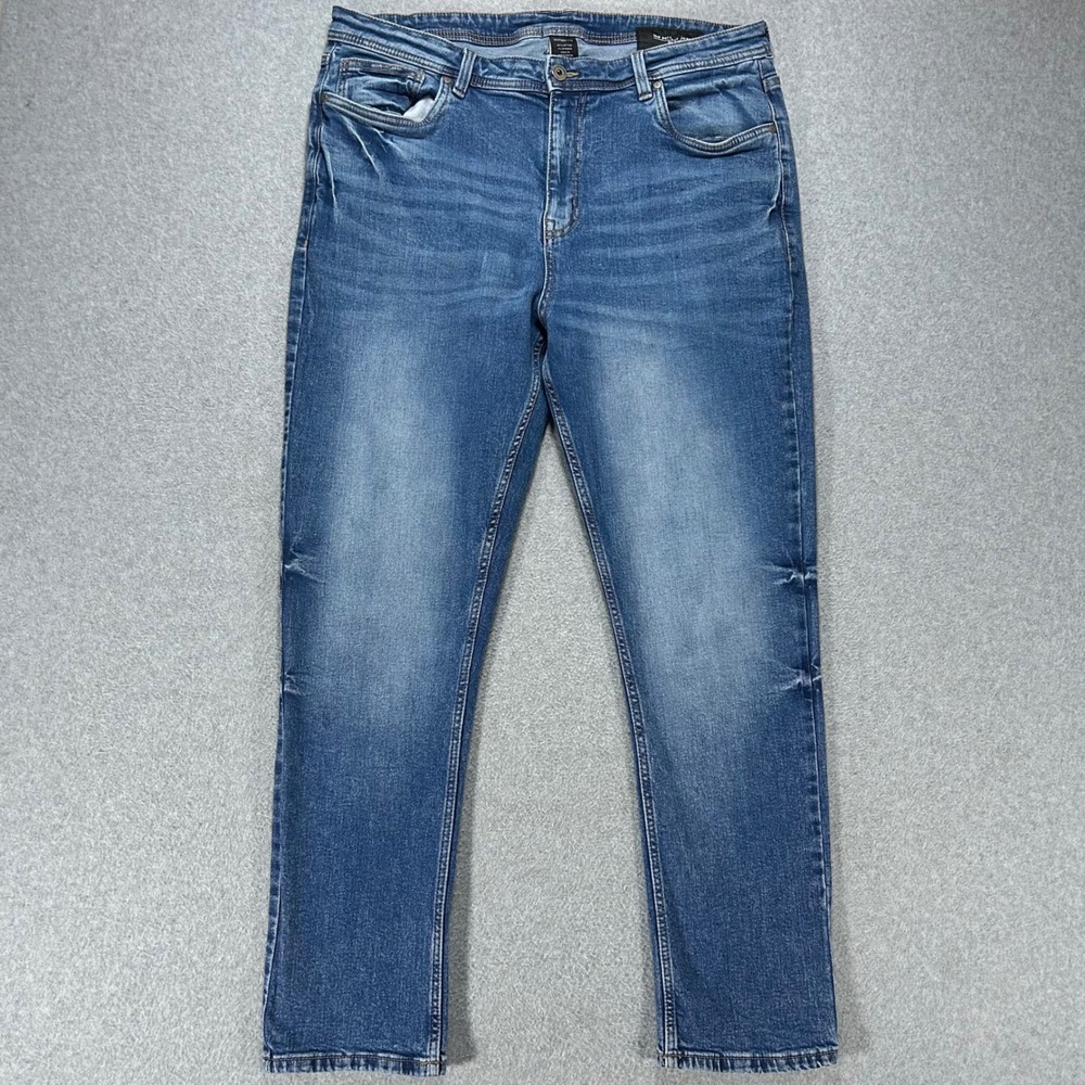 The Perfect Jean NYC Jeans Slim Thick Mens 38x31 Blue Denim Casual Streetwear